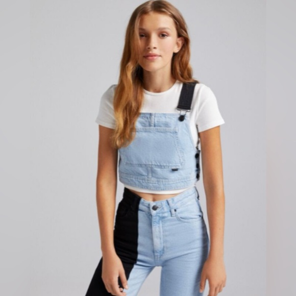 90s two-tone denim set RARE! - Picture 1 of 11